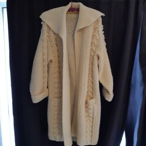 Ladies Aran Wool Sweater